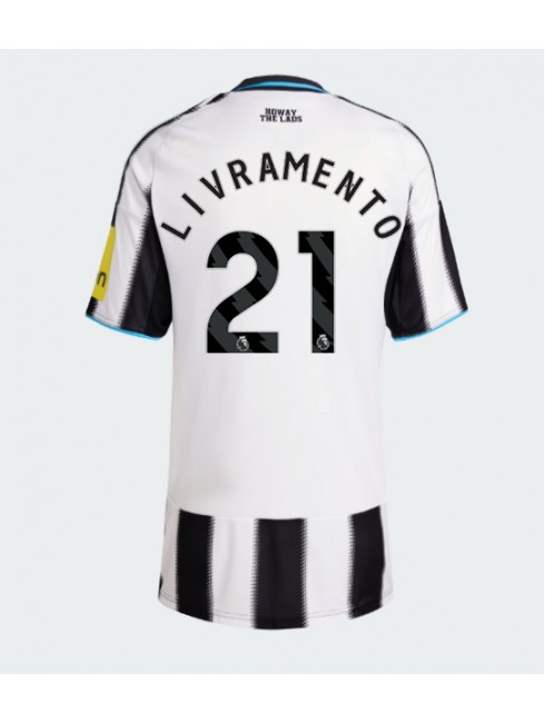 Newcastle United Tino Livramento #21 Zenski Domaci Dres 2025-26 Kratak Rukavima Newcastle United Tino Livramento #21 Zenski Domaci Dres 2025-26 Kratak Rukavima